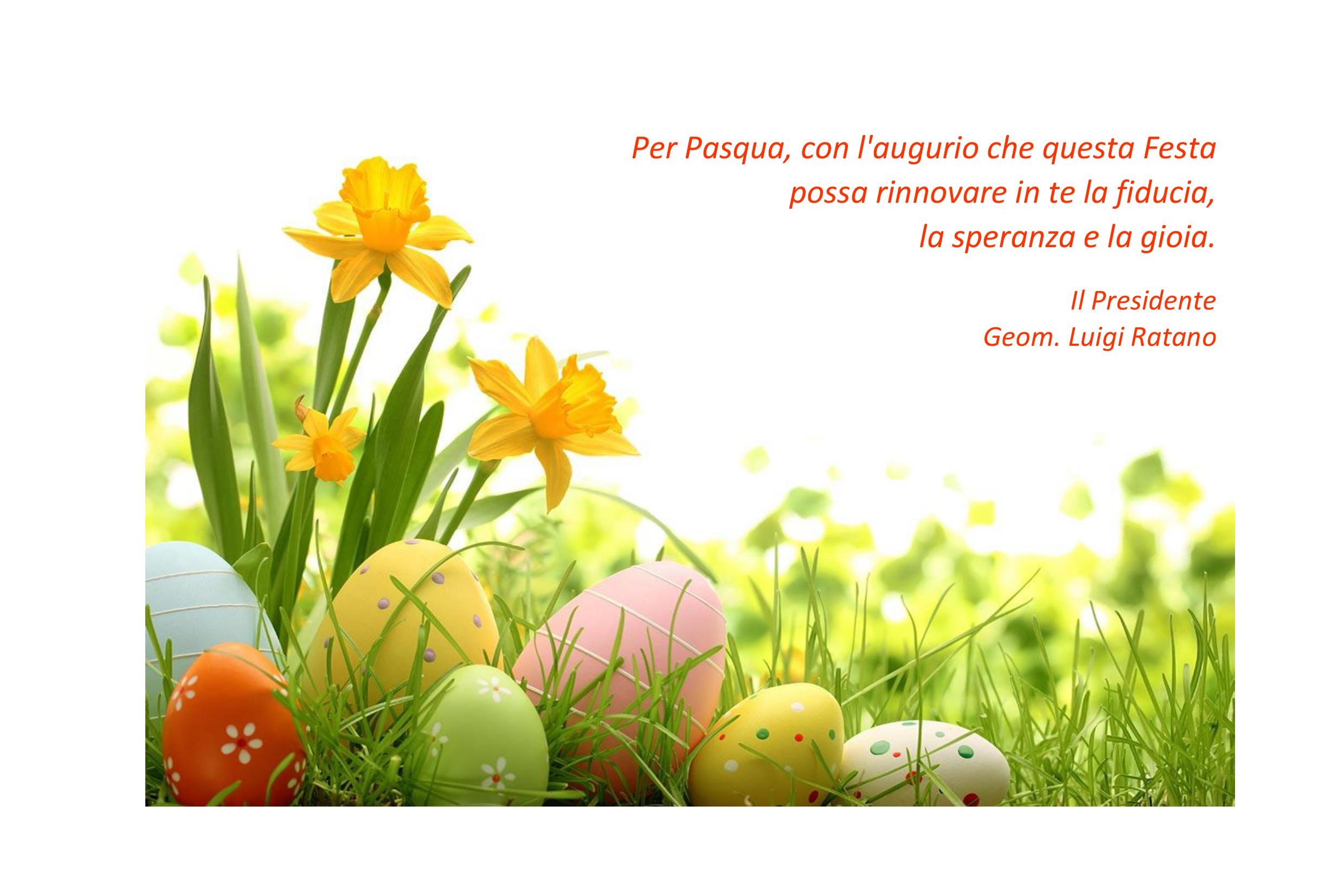 Auguri di Buona Pasqua 2019